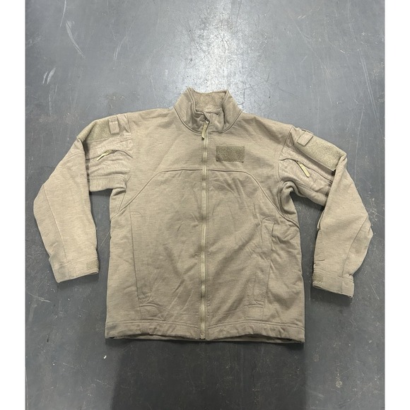 Massif Men's Elements Jacket Navair Tan Size Medium FR Tactical Full Zip - Picture 1 of 8